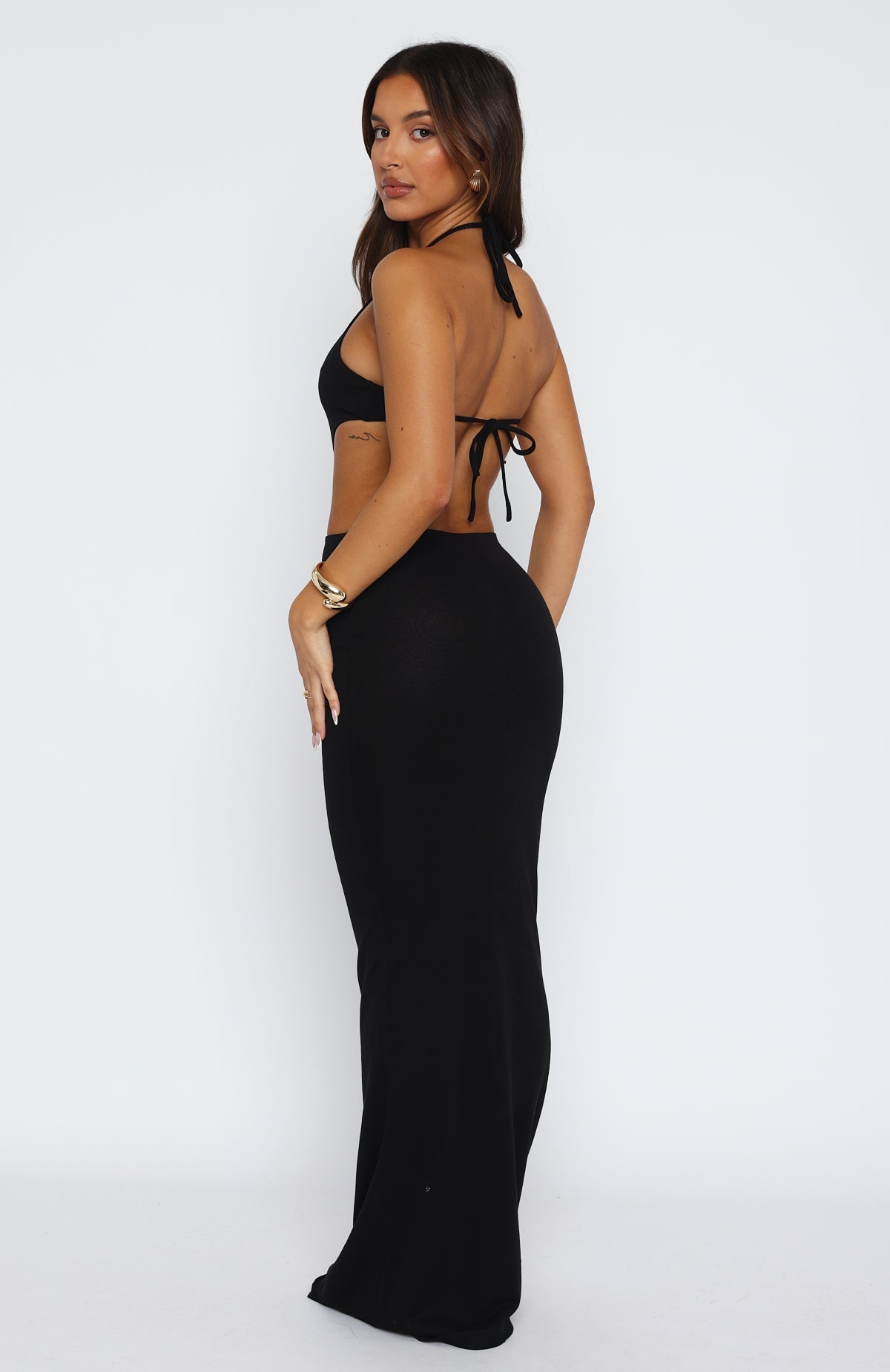 LINA | Sexy Cut-Out Maxi Jurk voor Dames