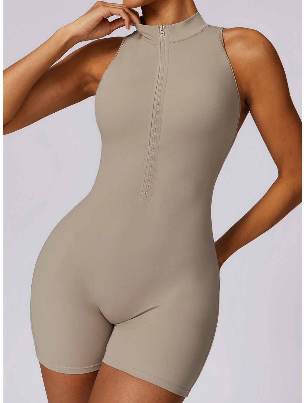 Fenna | Shaping Yoga Fitness Jumpsuit – Dames Naadloze Jumpsuit met Ondersteuning en Shaping Effect