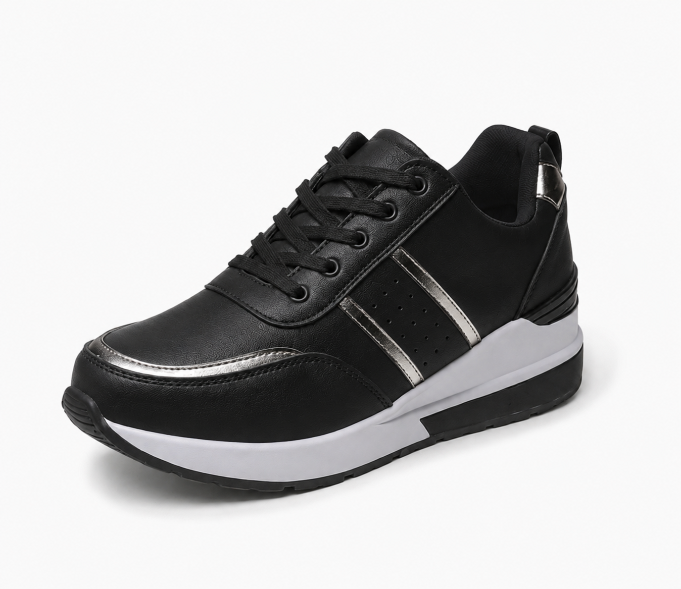 Babine | Dames Sneakers – Lichtgewicht Platform Sneakers met Ademend Mesh en T-Strap Design