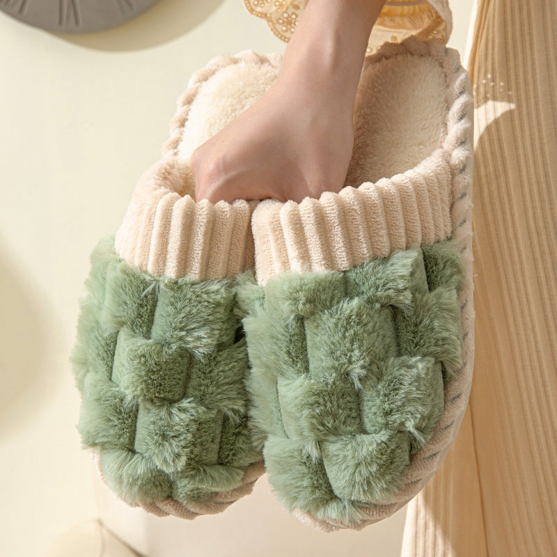 Nova Cozy Slippers | Dames pluche pantoffels met antislip zool en verdikte isolatie