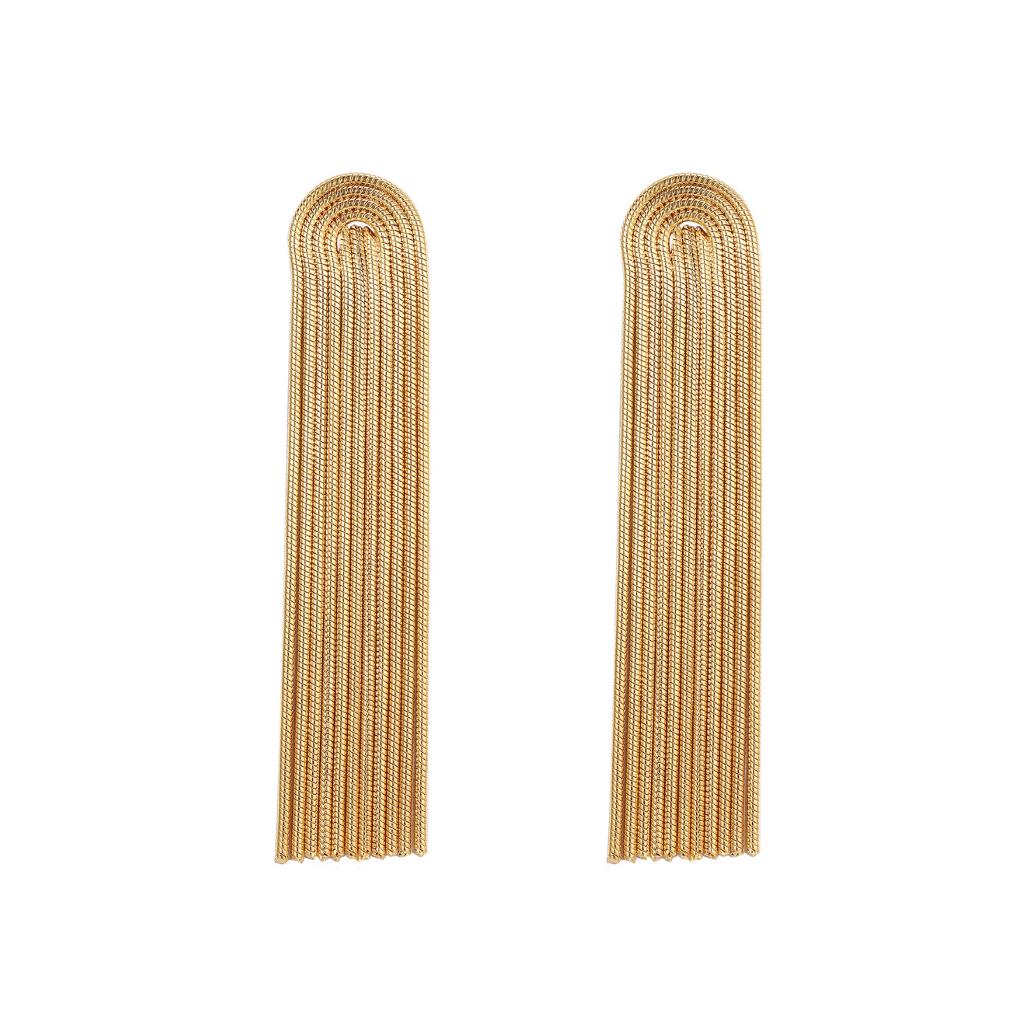 GlamourGold - Elegante Gouden Oorbellen met Kwastjes voor Vrouwen