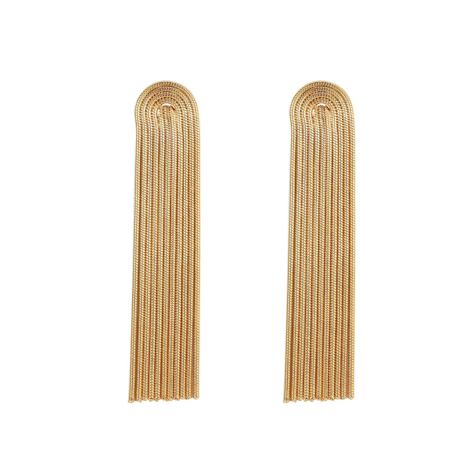 GlamourGold - Elegante Gouden Oorbellen met Kwastjes voor Vrouwen