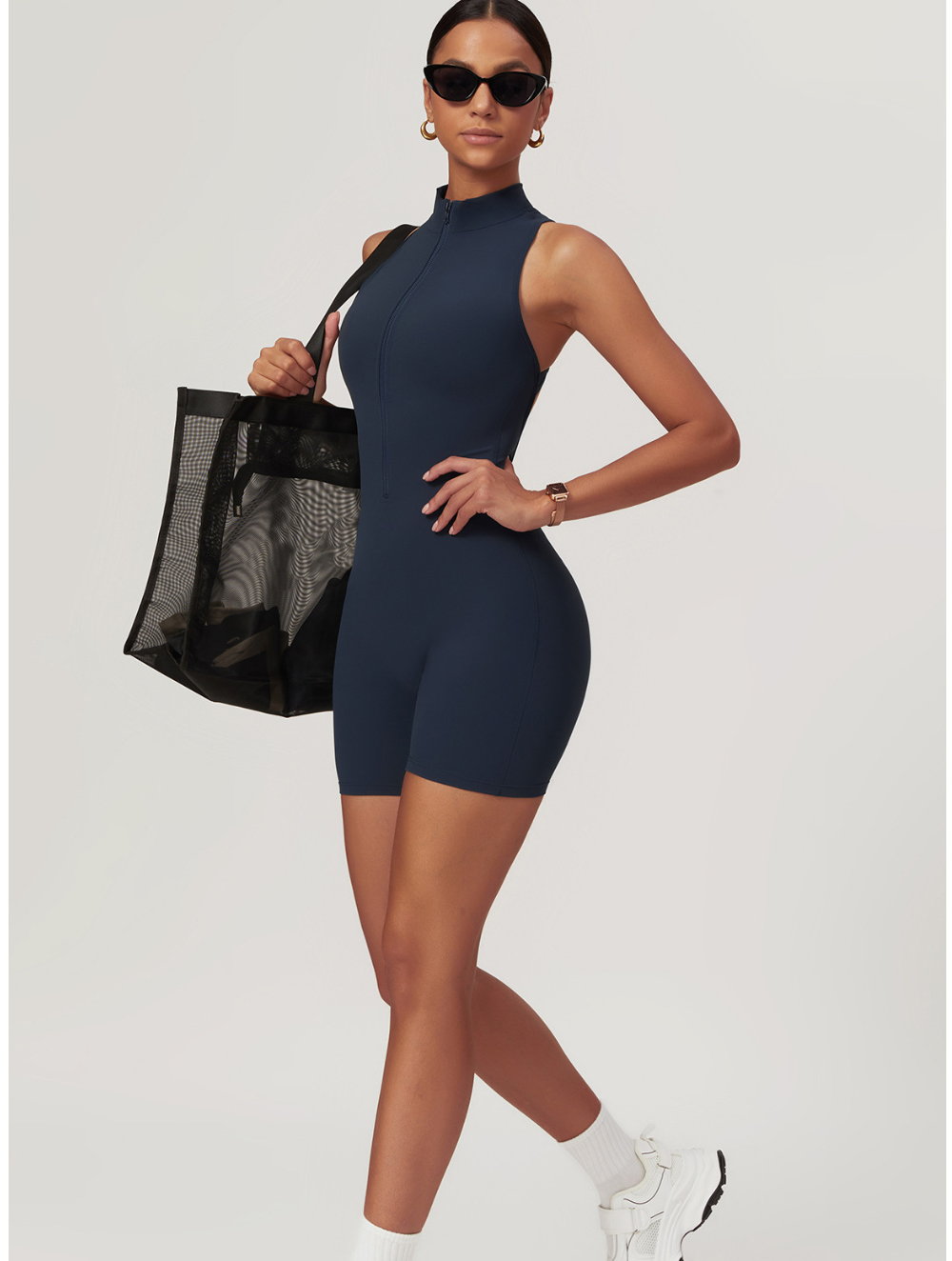 Fenna | Shaping Yoga Fitness Jumpsuit – Dames Naadloze Jumpsuit met Ondersteuning en Shaping Effect