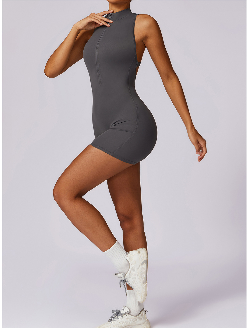 Fenna | Shaping Yoga Fitness Jumpsuit – Dames Naadloze Jumpsuit met Ondersteuning en Shaping Effect