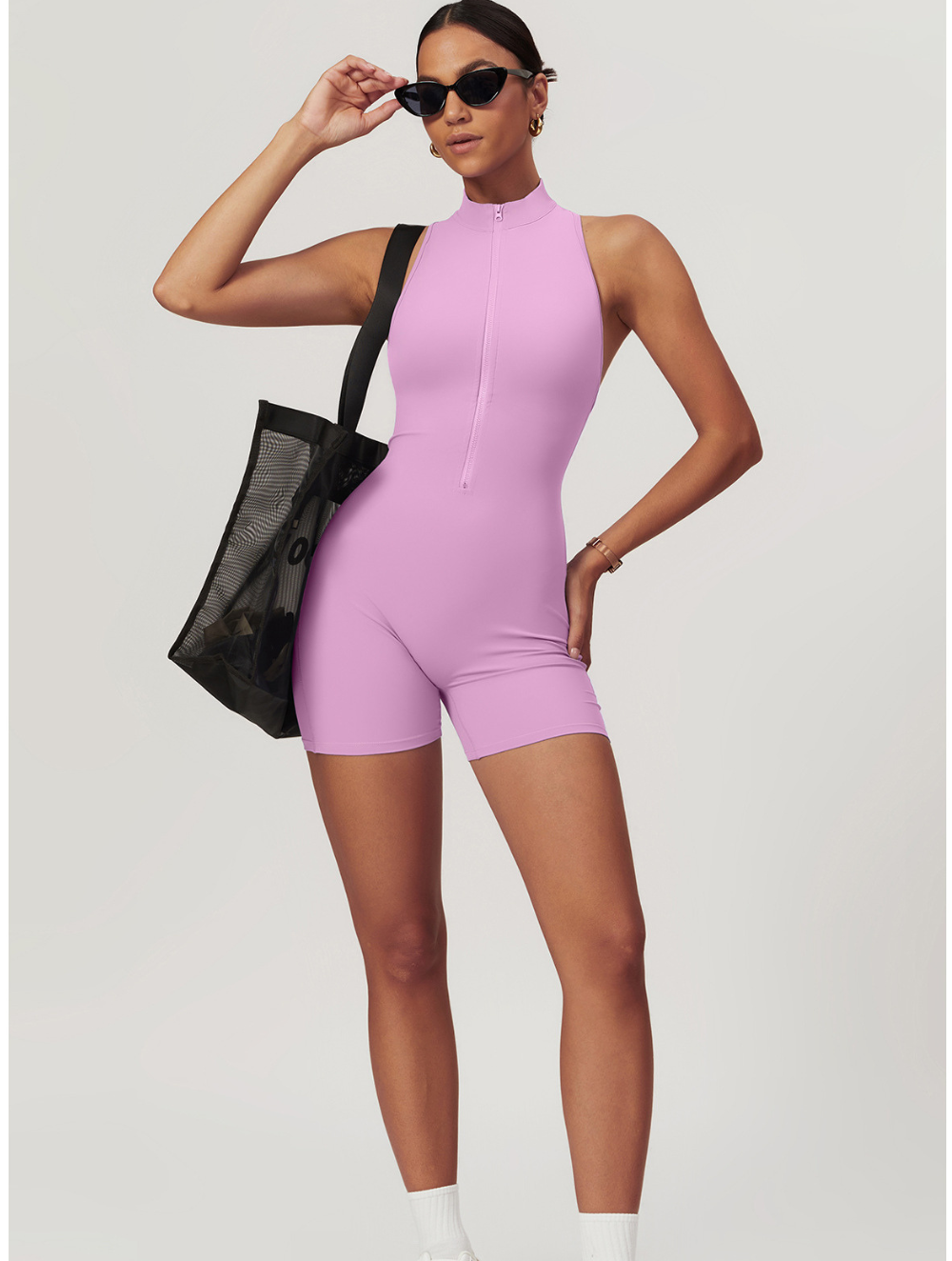 Fenna | Shaping Yoga Fitness Jumpsuit – Dames Naadloze Jumpsuit met Ondersteuning en Shaping Effect