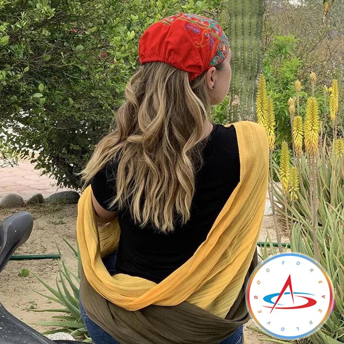 Dames Handgeborduurde Bandana – Geschikt voor Casual Gebruik, Ideaal voor Lente en Zomer