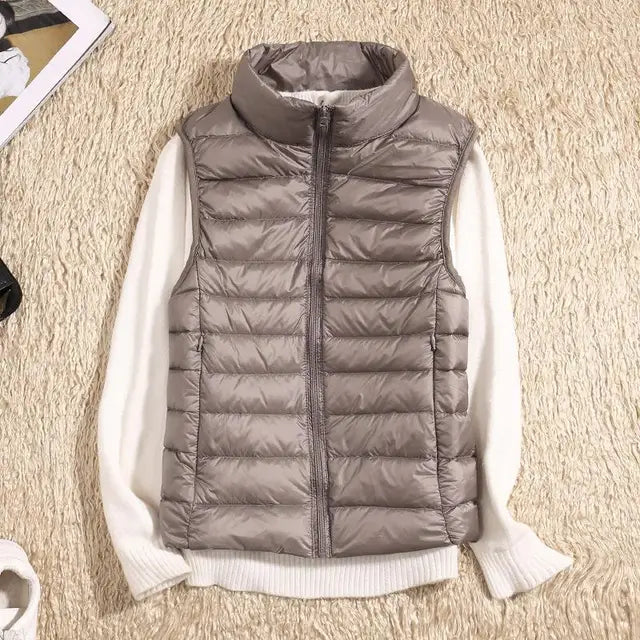 Ultralichte Donsbodywarmer | Dames bodywarmer met lichtgewicht warmte en stijlvol design