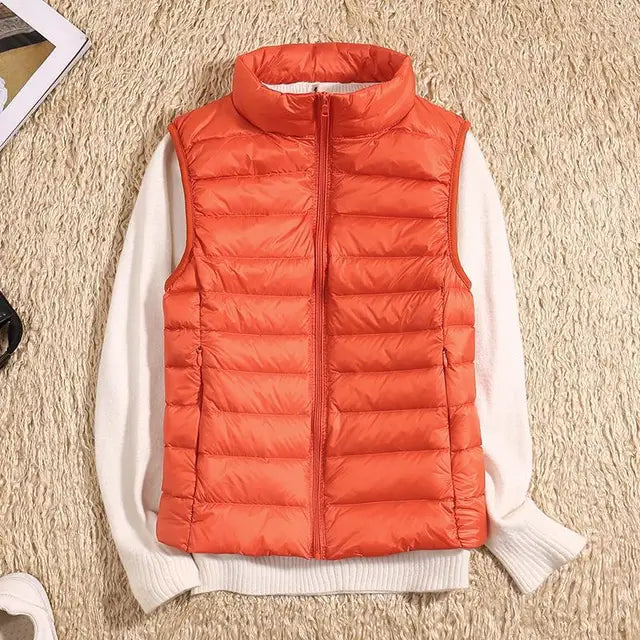 Ultralichte Donsbodywarmer | Dames bodywarmer met lichtgewicht warmte en stijlvol design