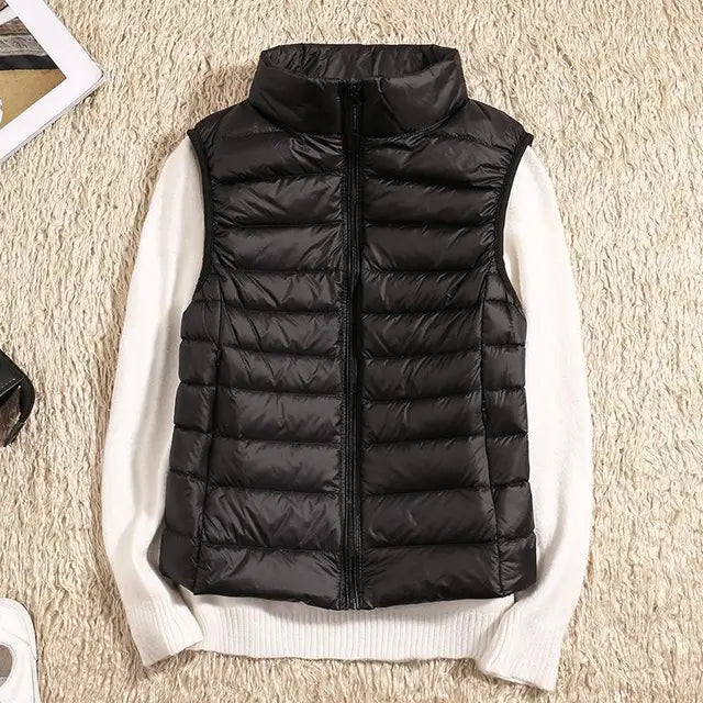 Ultralichte Donsbodywarmer | Dames bodywarmer met lichtgewicht warmte en stijlvol design