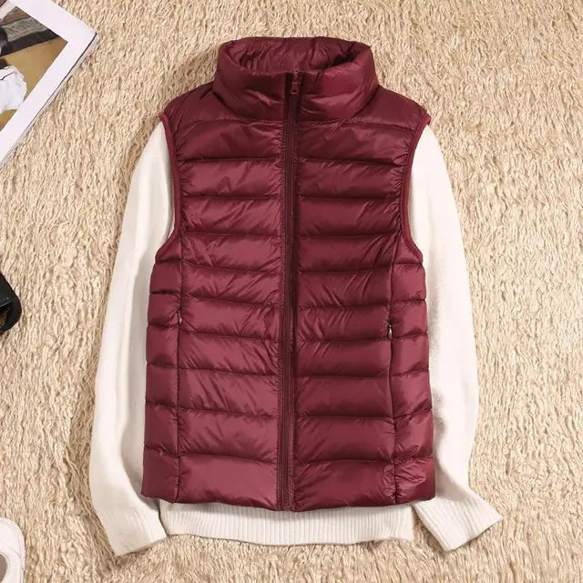 Ultralichte Donsbodywarmer | Dames bodywarmer met lichtgewicht warmte en stijlvol design