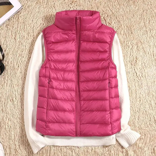Ultralichte Donsbodywarmer | Dames bodywarmer met lichtgewicht warmte en stijlvol design