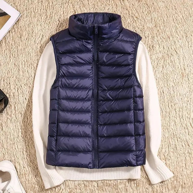 Ultralichte Donsbodywarmer | Dames bodywarmer met lichtgewicht warmte en stijlvol design