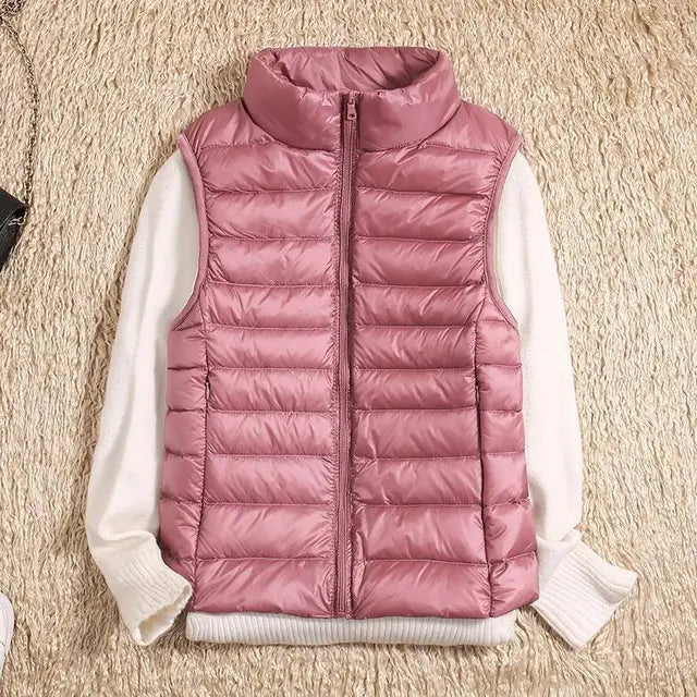 Ultralichte Donsbodywarmer | Dames bodywarmer met lichtgewicht warmte en stijlvol design