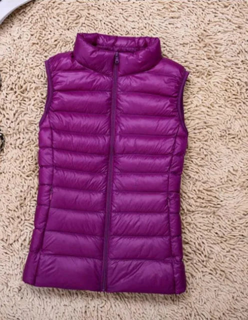 Ultralichte Donsbodywarmer | Dames bodywarmer met lichtgewicht warmte en stijlvol design