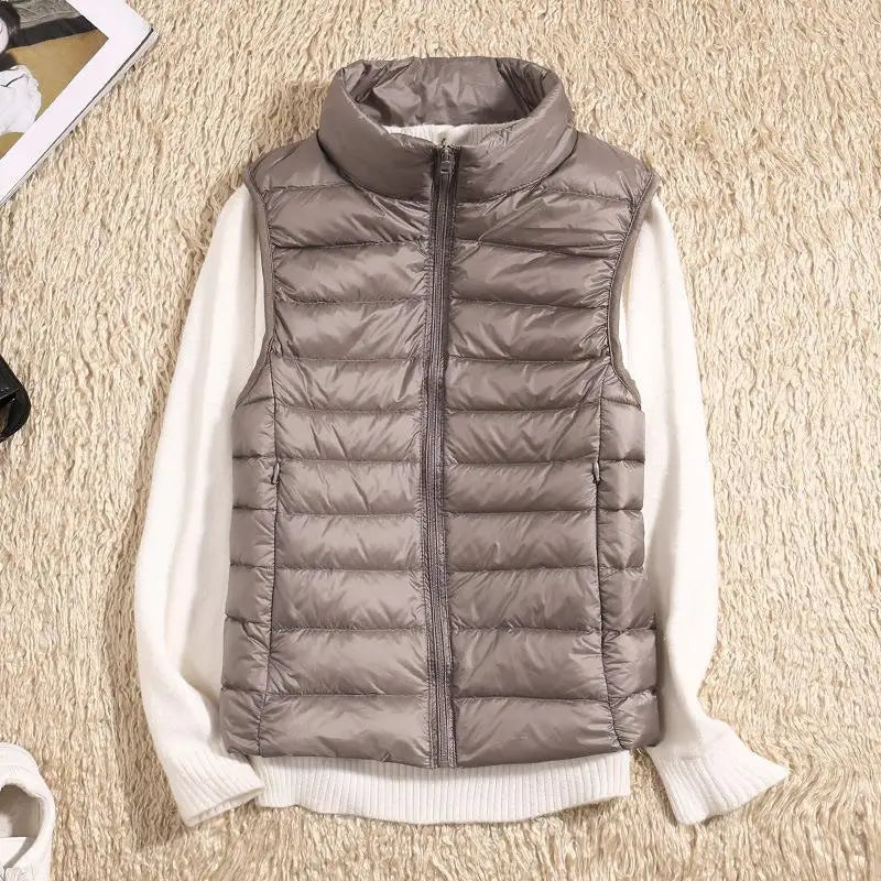 Ultralichte Donsbodywarmer | Dames bodywarmer met lichtgewicht warmte en stijlvol design