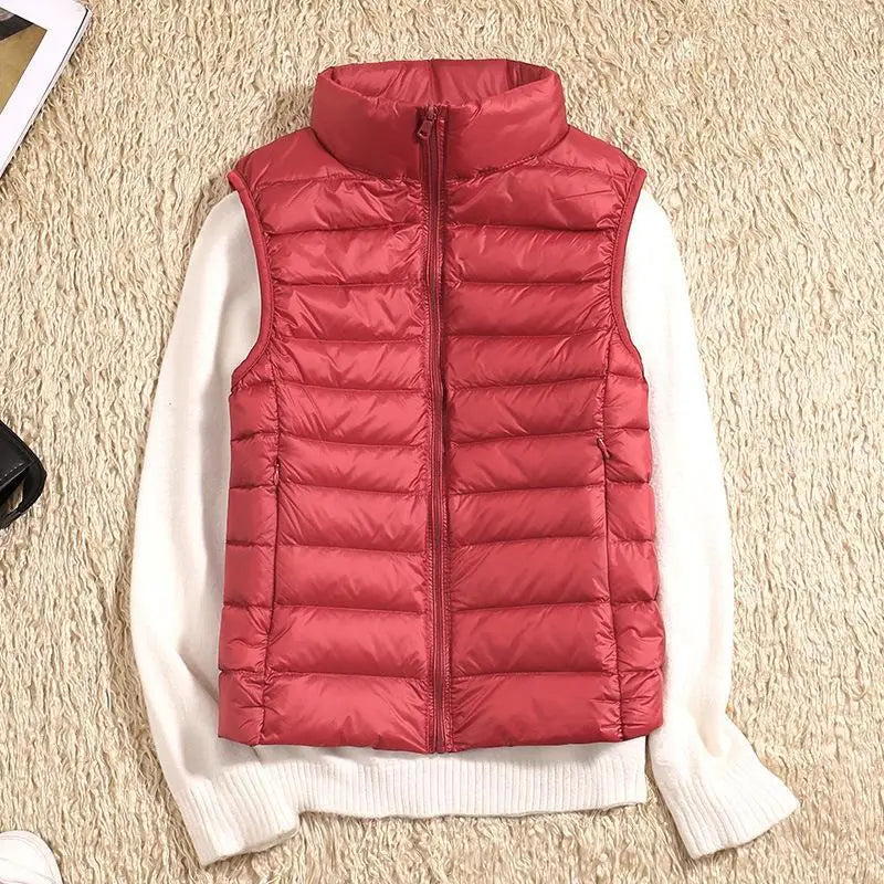 Ultralichte Donsbodywarmer | Dames bodywarmer met lichtgewicht warmte en stijlvol design