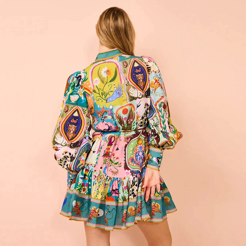Johanna | Zomer Jurk met Print voor Dames
