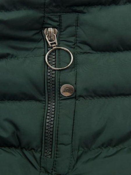 Dames Warme Lange Jas – Zwart, Gewatteerd, Ideaal voor Koude Seizoenen en Casual Outfits