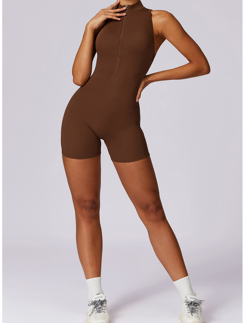 Fenna | Shaping Yoga Fitness Jumpsuit – Dames Naadloze Jumpsuit met Ondersteuning en Shaping Effect