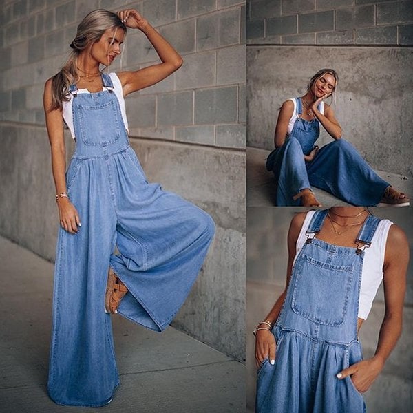 Rianne - Dames Denim Jumpsuit