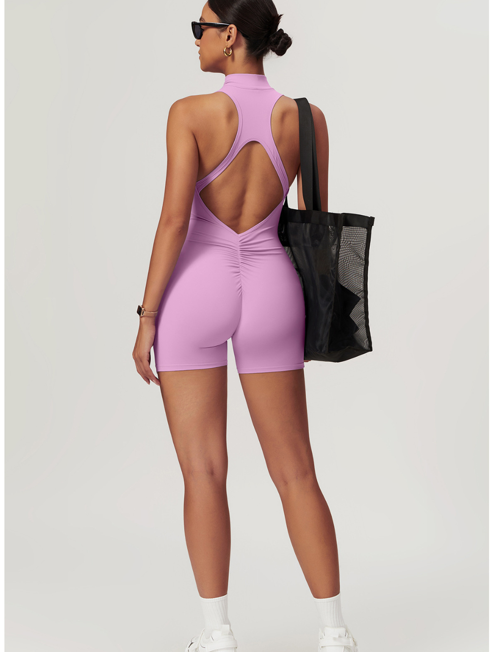 Fenna | Shaping Yoga Fitness Jumpsuit – Dames Naadloze Jumpsuit met Ondersteuning en Shaping Effect