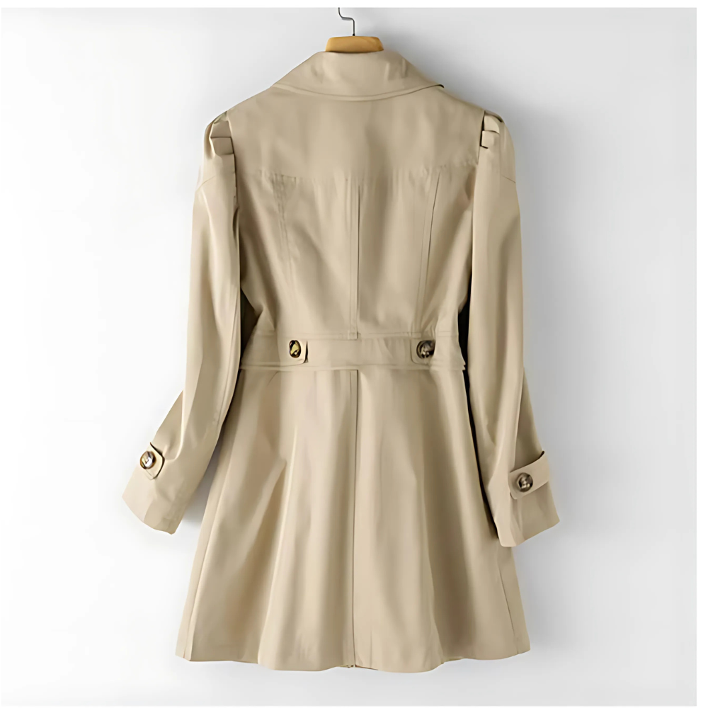Dames Trenchcoat – Klassiek Design met Elegante Belijning voor Elke Gelegenheid