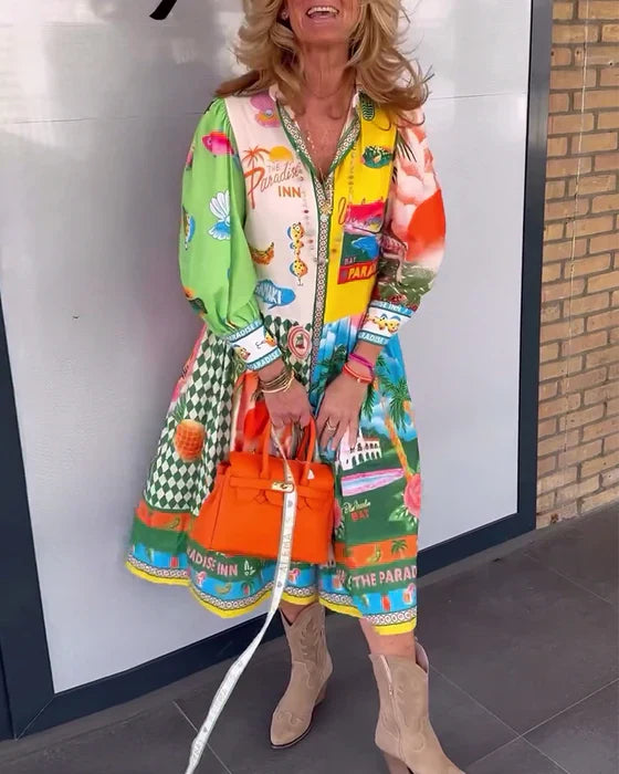 Moree | Kleurrijke Zomer Jurk