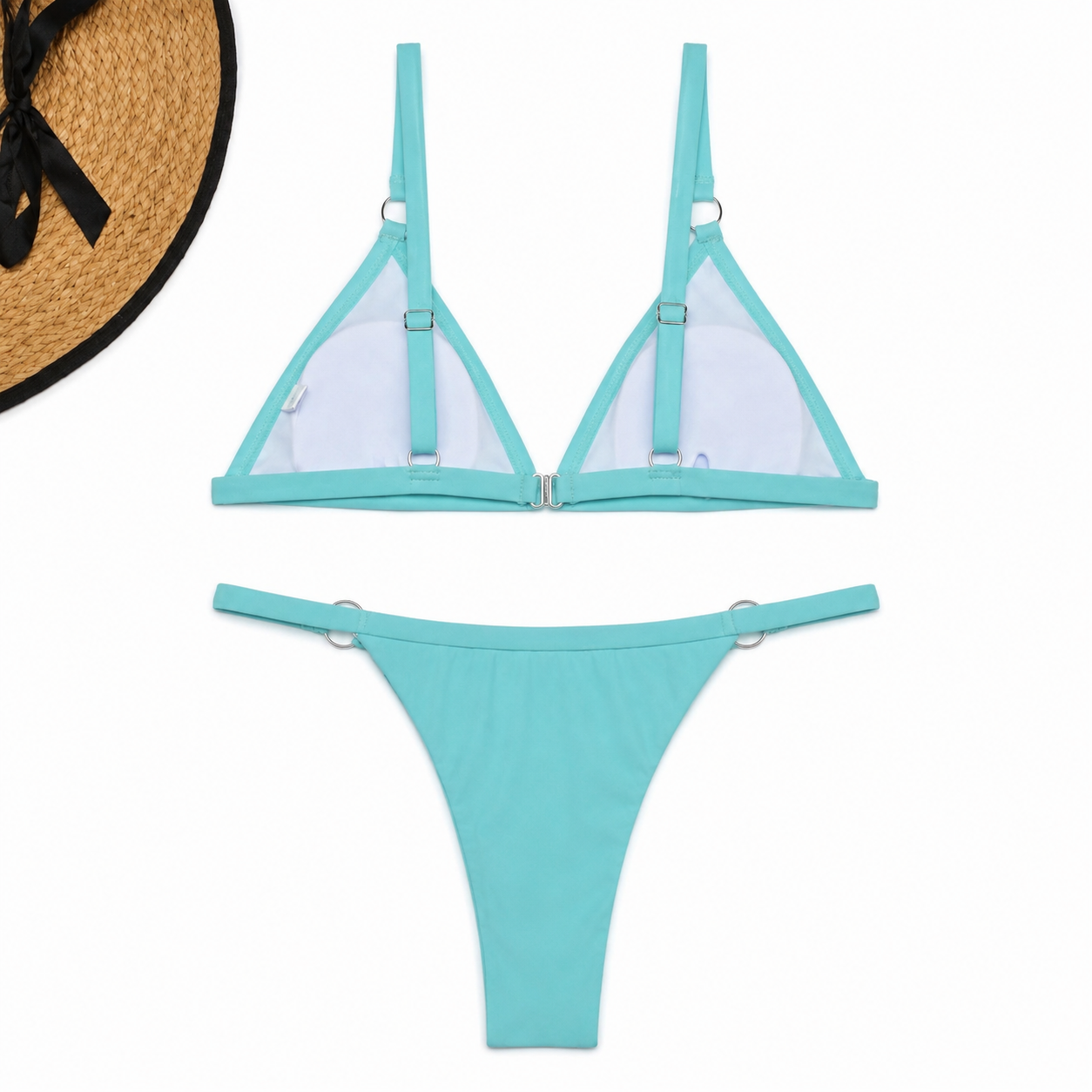 Gerdina | Dames Triangel Bikini Set met Verstelbare Bandjes – Tijdloze Chic