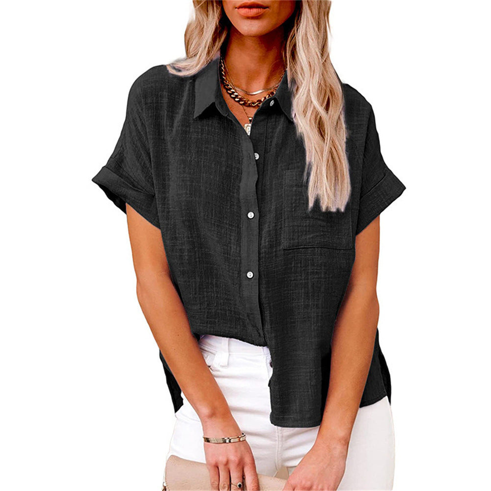 Dames Oversized Blouse – Geschikt voor Lente en Zomer, Casual Gebruik