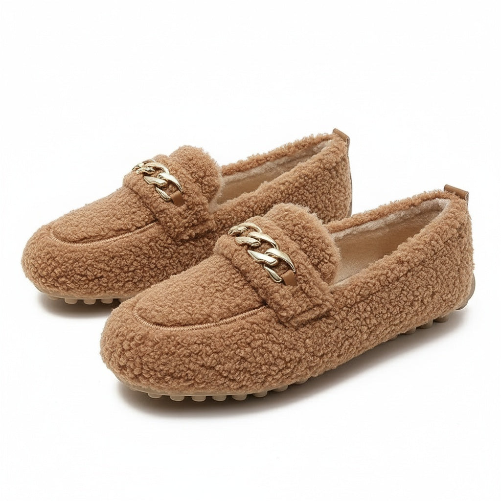 Dames Comfortabele Slippers – Zwart Suède, Casual Schoeisel voor Thuis en Vakantie