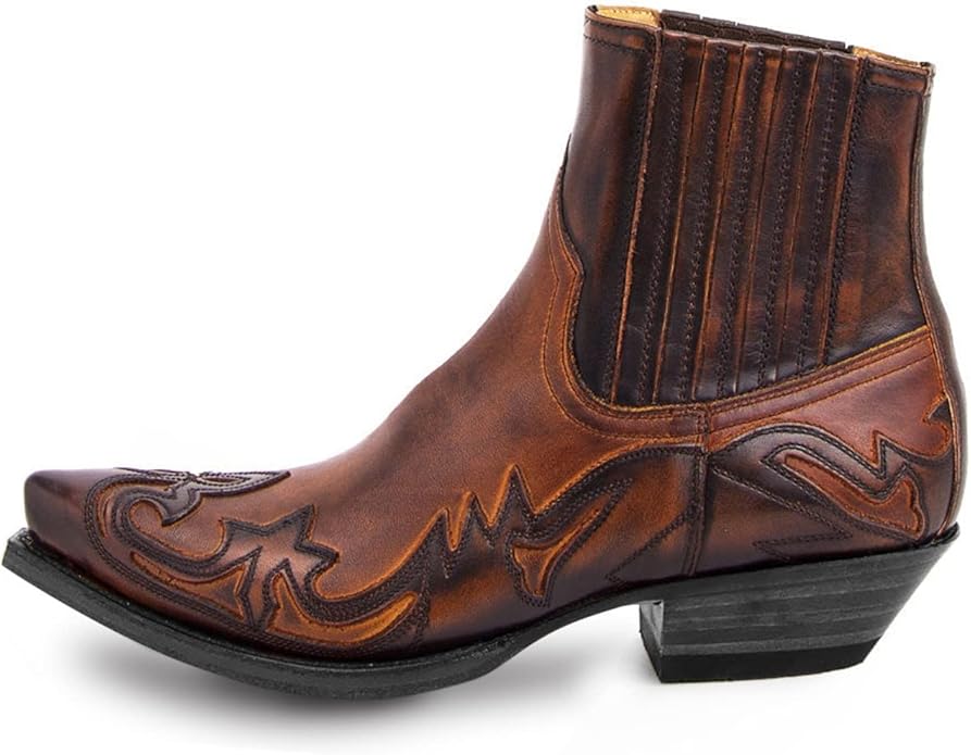 Unisex Cowboylaarzen van Echt Leer met Borduurwerk | Westerse Laarzen voor Mannen & Vrouwen