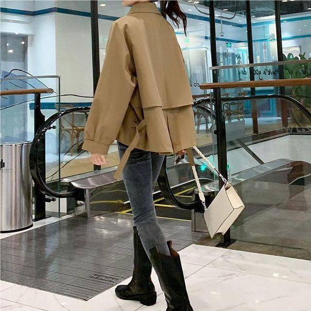 Lena Korte Trenchcoat voor Dames