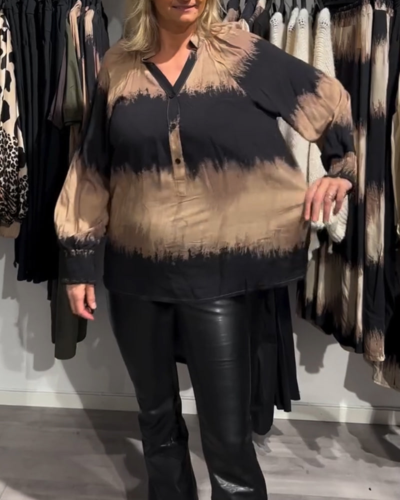 Dames Getailleerde Blouse – Met Knopen, Geschikt voor Werk en Dagelijks Gebruik