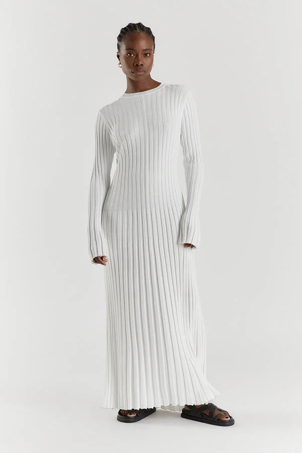 Maria jurk dames | Luxe aansluitende jurk met stretch en flatterende pasvorm