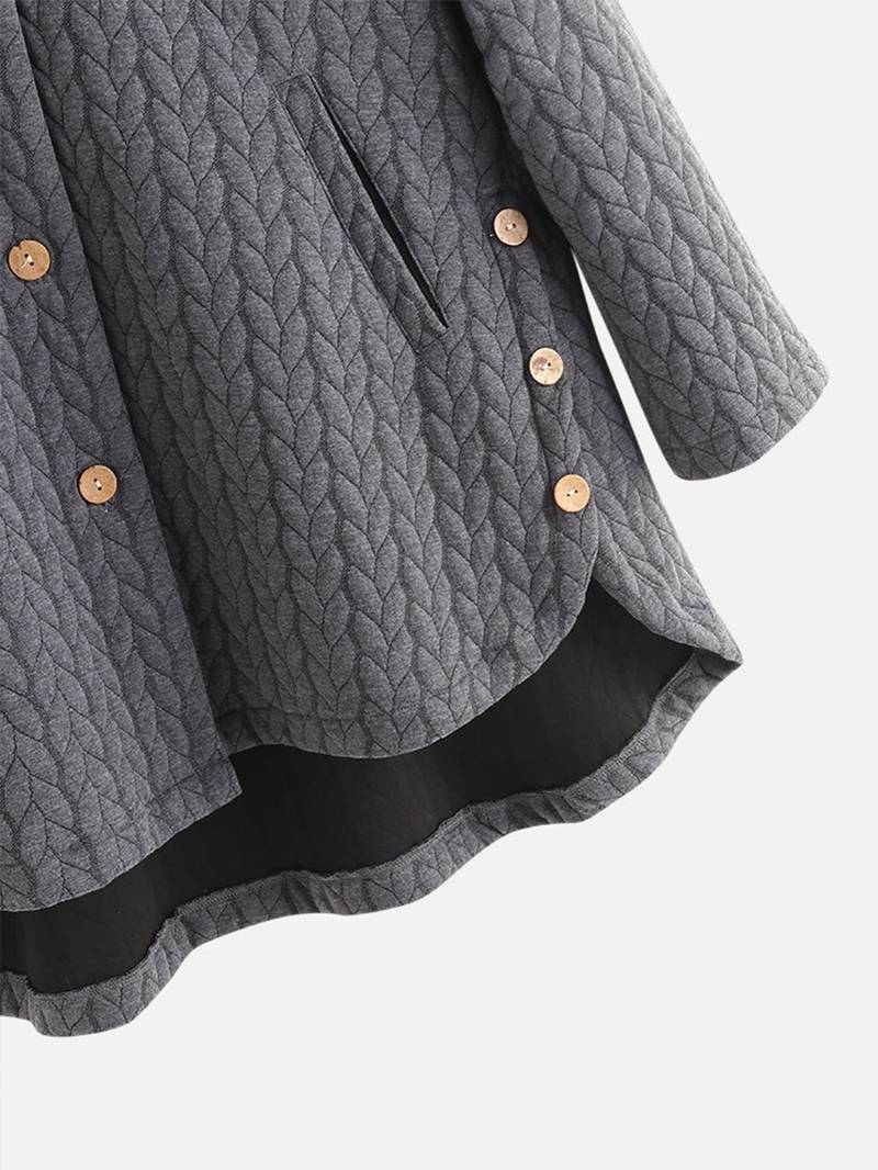 Dames Warme Wintermantel – Comfortabel, Waterafstotend, Casual voor Koud Weer