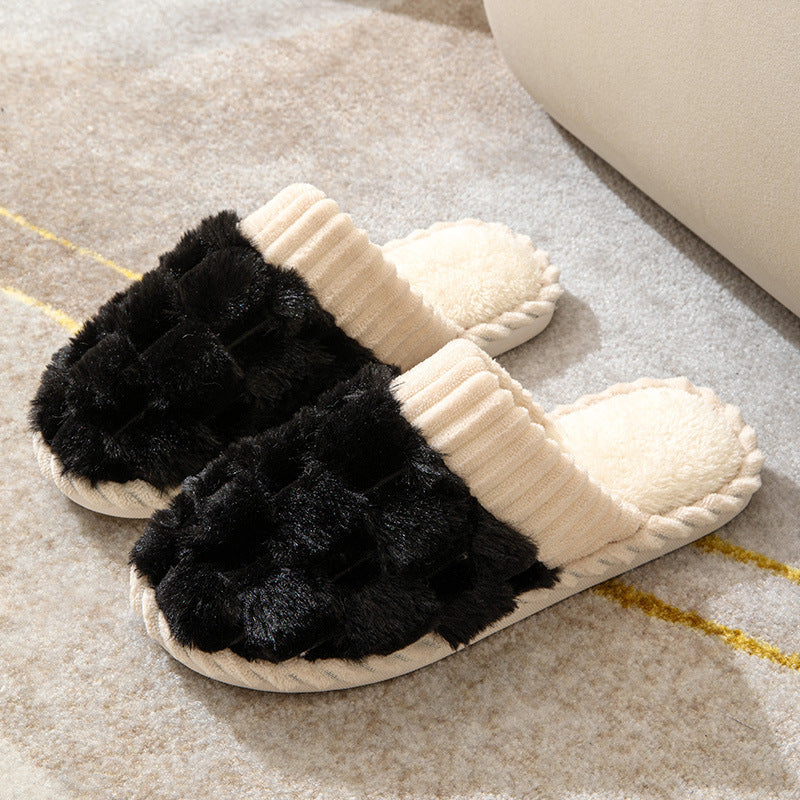 Nova Cozy Slippers | Dames pluche pantoffels met antislip zool en verdikte isolatie