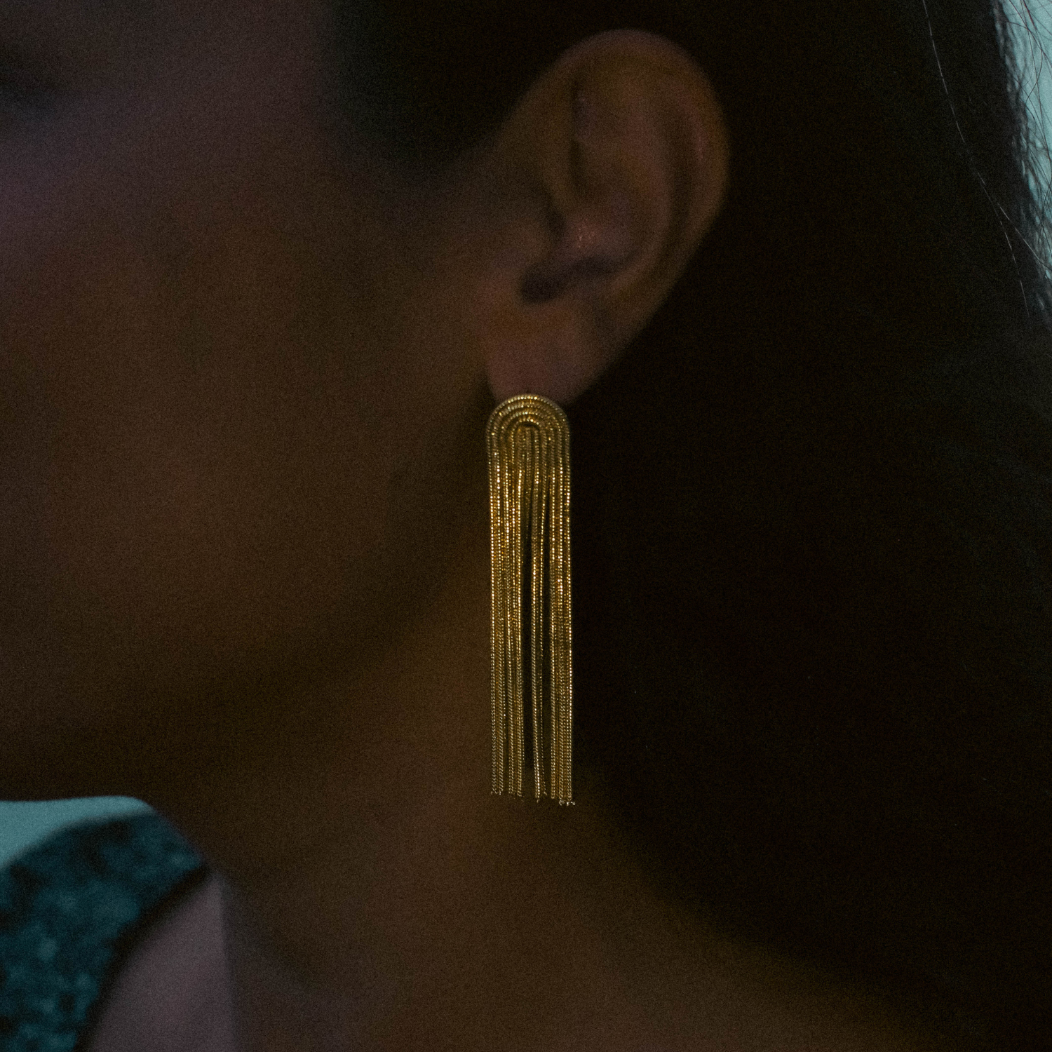 GlamourGold - Elegante Gouden Oorbellen met Kwastjes voor Vrouwen