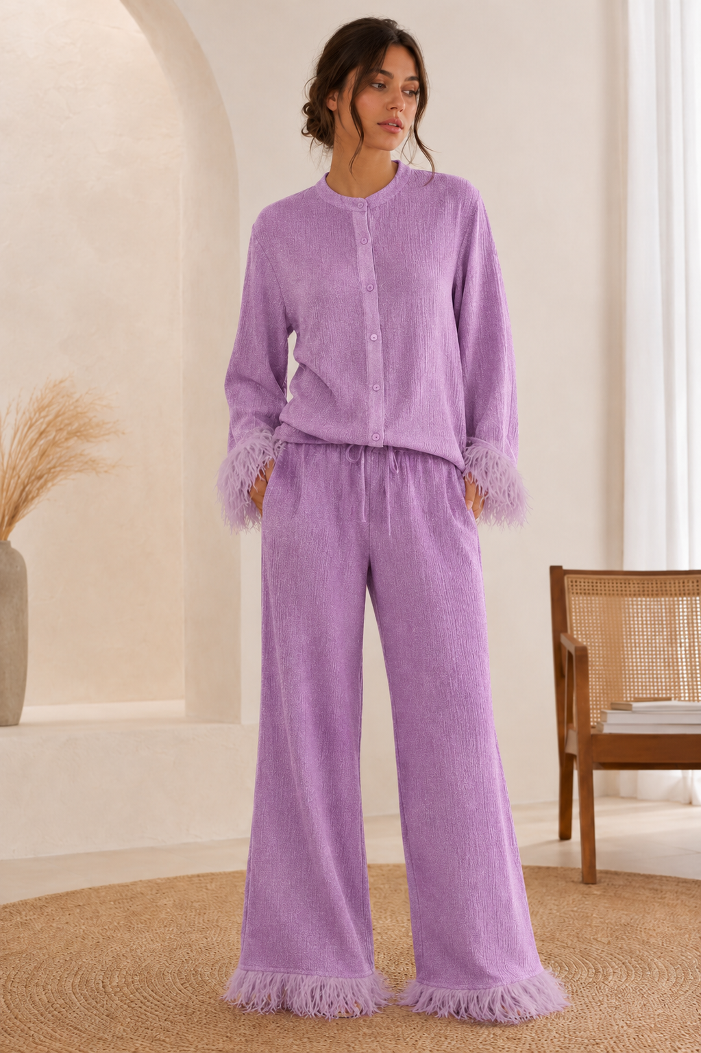 Henley - Luxe Glitter Set met Veren