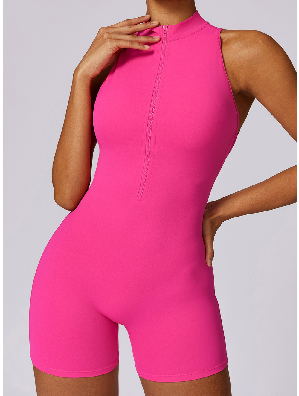 Fenna | Shaping Yoga Fitness Jumpsuit – Dames Naadloze Jumpsuit met Ondersteuning en Shaping Effect