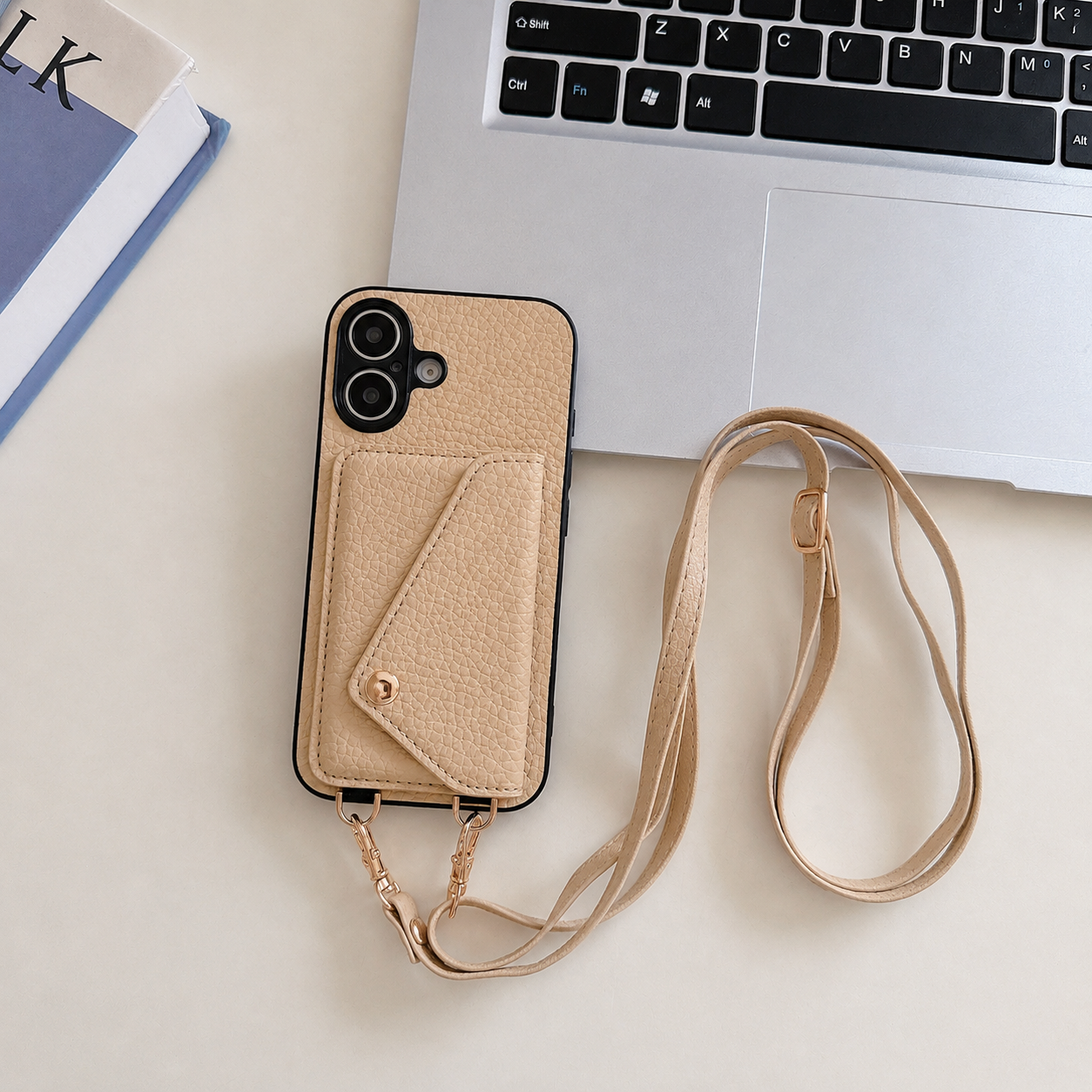 Crossbody Telefoonhoesje met Koord - Unisex