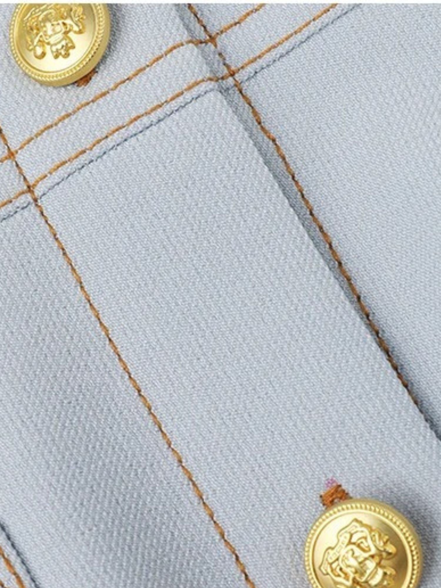 Katoenen overhemdjurk | Damesjurk met taille-accent, korte mouwen en klassieke kraag