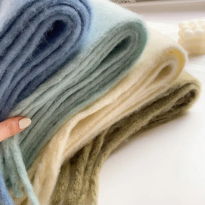 Silvy Pastel Sjaal | Dames Sjaal met Warme Zachte Stof en Elegante Pasteltinten