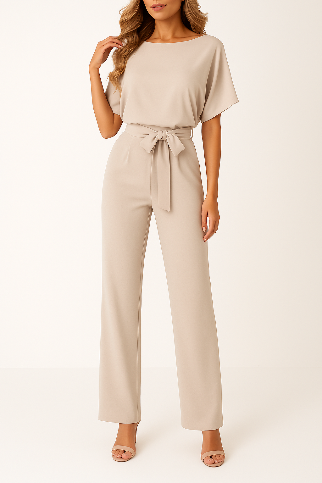 Dames Slim Fit Jumpsuit – Geschikt voor Casual en Werk, Met Rits en Zonder Sluiting