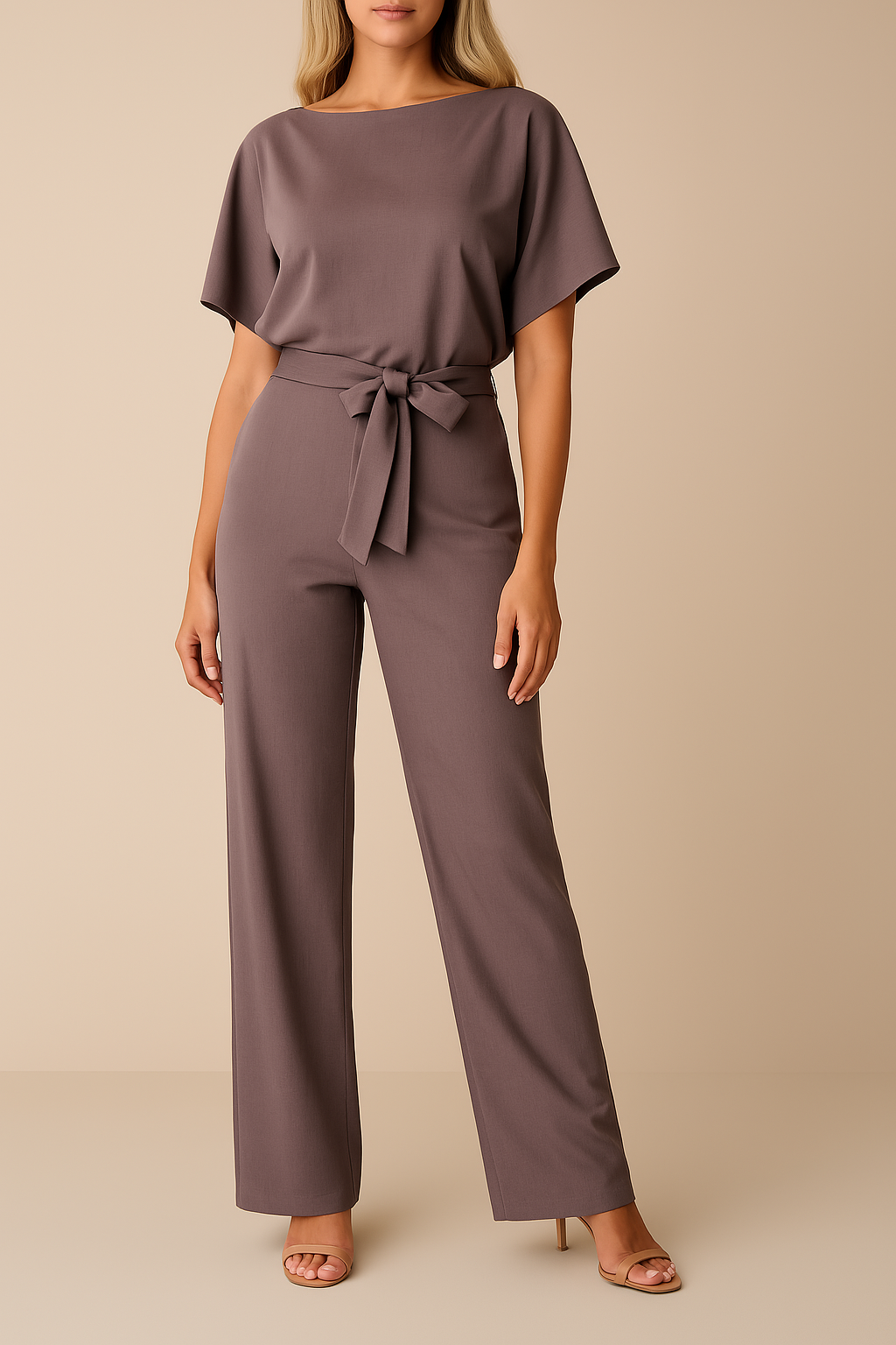 Dames Slim Fit Jumpsuit – Geschikt voor Casual en Werk, Met Rits en Zonder Sluiting