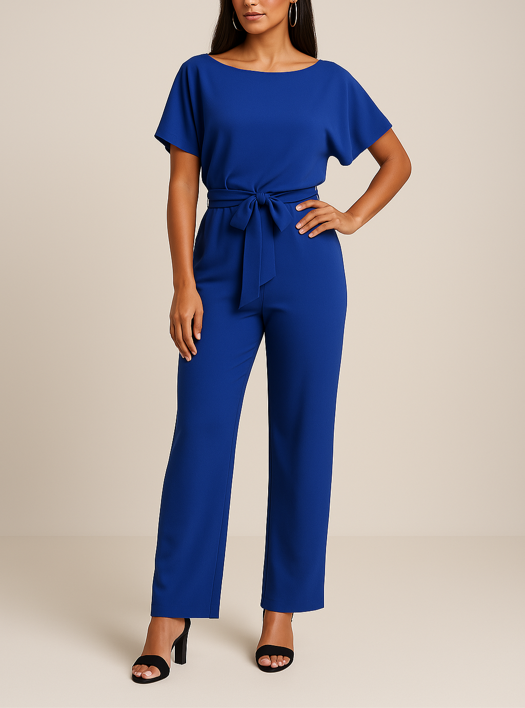 Dames Slim Fit Jumpsuit – Geschikt voor Casual en Werk, Met Rits en Zonder Sluiting
