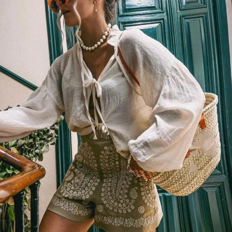 Dames High-Waisted Shorts – Comfortabele Pasvorm voor Casual Gebruik in de Zomer