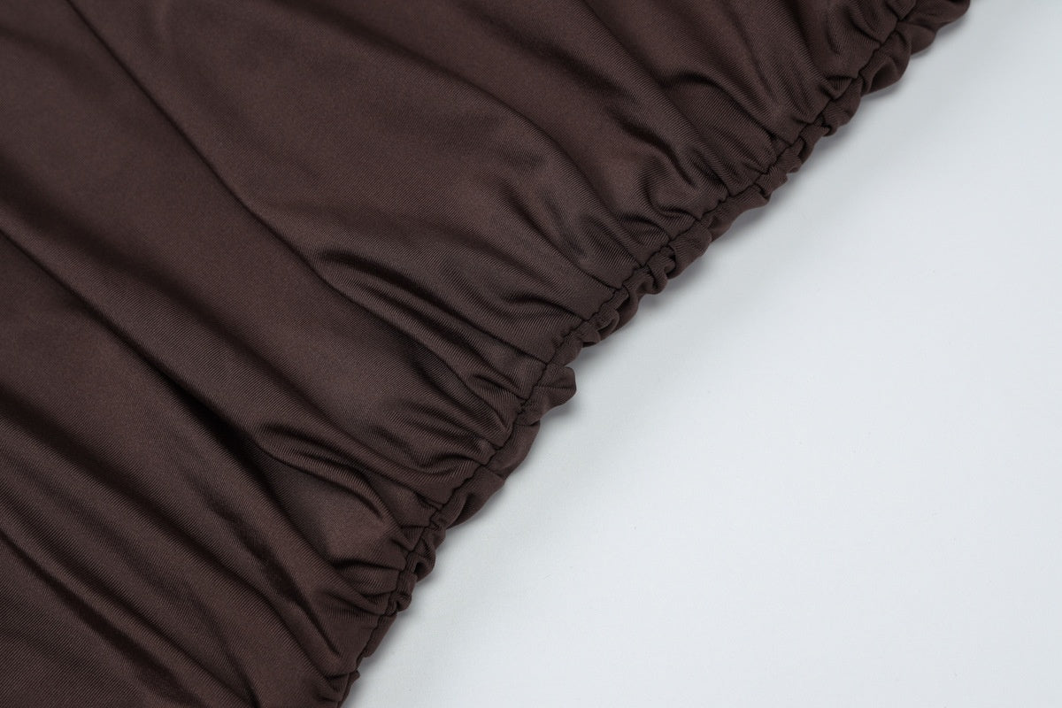 AMIRA | Gedrapeerde Jurk - Luxueus, Verfijnd & Comfortabel