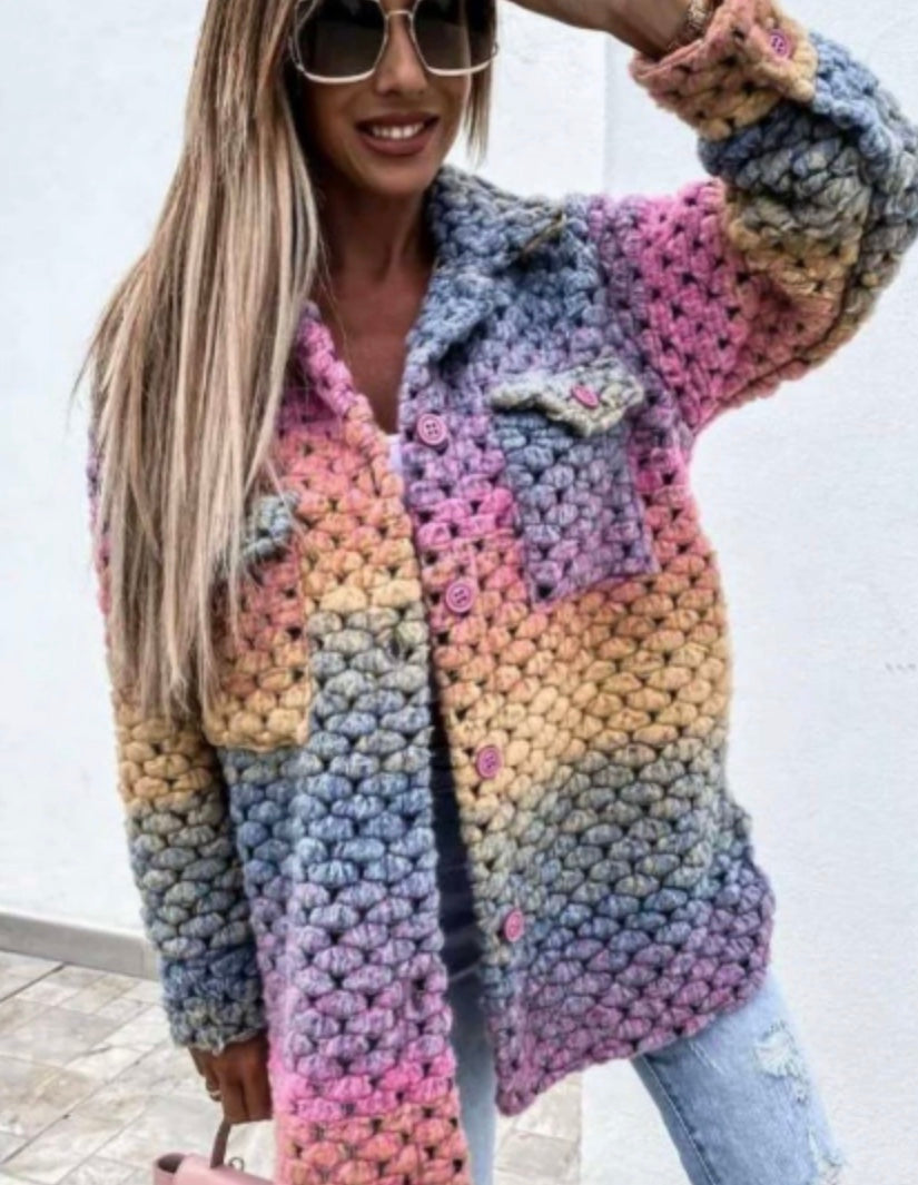 Jasmine - Gevlochten Regenbogenjas