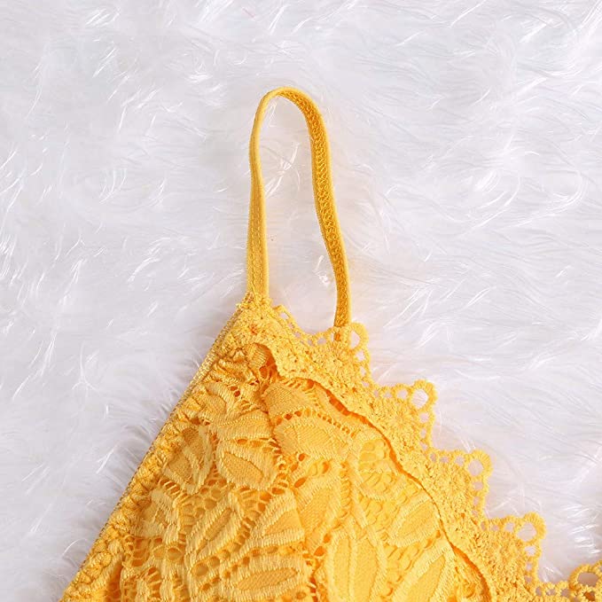 Gisela | Dames Kanten Crop Top – Verfijnde Pasvorm – Verstelbare Bandjes