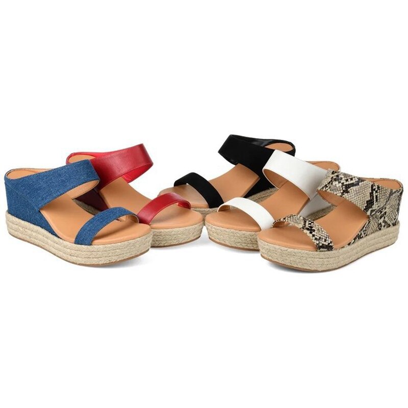 Dames Sandalen – Platformstijl met Brede Banden voor Comfort en Stabiliteit
